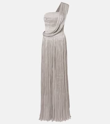 Pleated bustier gown | Marmar Halim