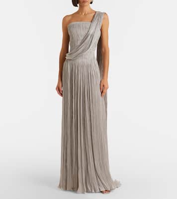 Pleated bustier gown | Marmar Halim