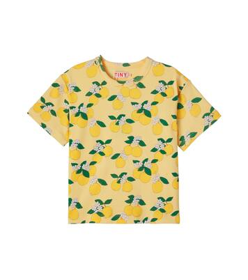 T-shirt Oranges en jersey de coton mélangé | Tinycottons