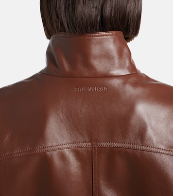 Cropped-Lederjacke | Balenciaga