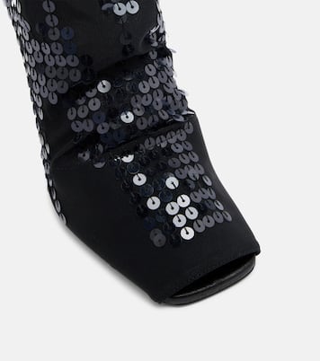 Cantilever embellished leather boots | Rick Owens