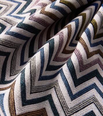 Antwan fringed wool-blend throw | Missoni