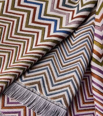 Antwan fringed wool-blend throw | Missoni