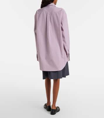 Oversize-Hemd aus Baumwolle | Miu Miu