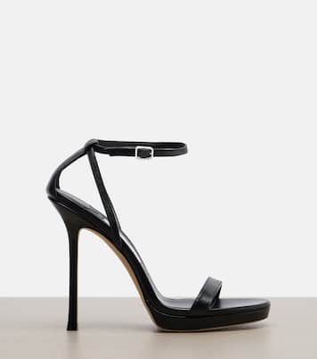 Sandalias Moza de piel con plataforma | Jimmy Choo