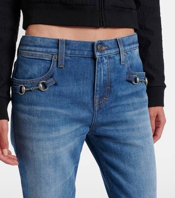 Horsebit flared jeans | Gucci