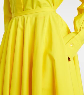 Pleated cotton midi skirt | Givenchy