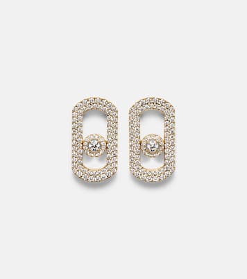 So Move 18kt gold earrings with diamonds | Messika