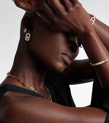 So Move 18kt gold earrings with diamonds | Messika