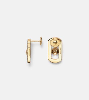 So Move 18kt gold earrings with diamonds | Messika