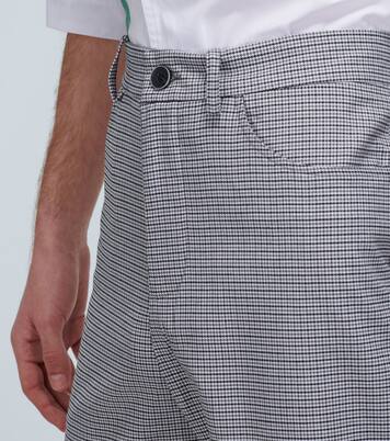Theo straight-leg houndstooth pants | Goetze
