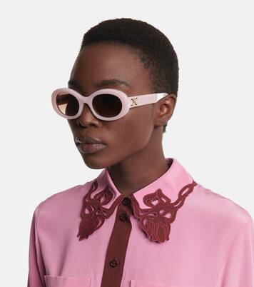Oval acetate sunglasses | Celine Eyewear