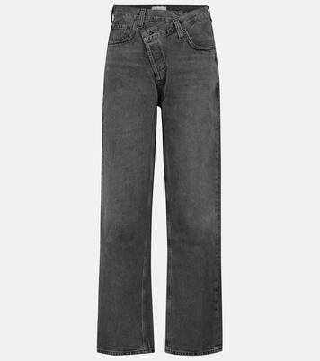 High-Rise Straight Jeans Criss Cross | Agolde