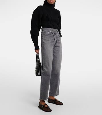 High-Rise Straight Jeans Criss Cross | Agolde