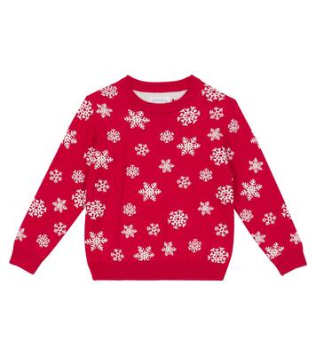 Snowflake intarsia-knit sweater | Rachel Riley