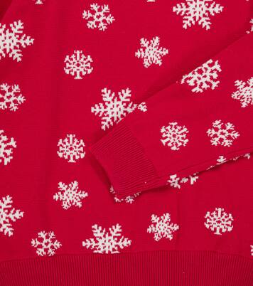 Snowflake intarsia-knit sweater | Rachel Riley