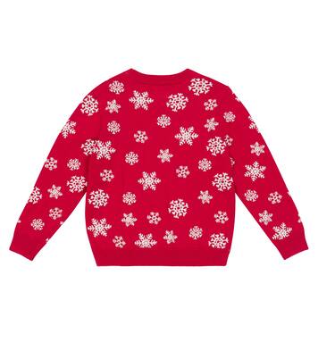 Snowflake intarsia-knit sweater | Rachel Riley