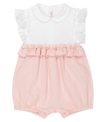 Baby cotton romper | Il Gufo