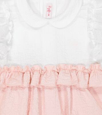 Baby cotton romper | Il Gufo