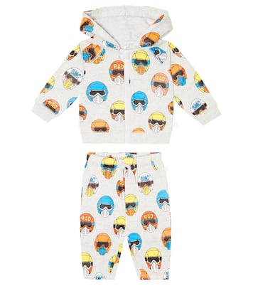 Baby cotton hoodie and sweatpants set | Stella McCartney Kids