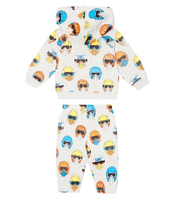 Baby cotton hoodie and sweatpants set | Stella McCartney Kids
