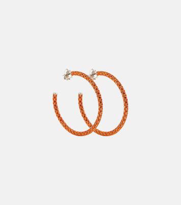 Ohrringe Cameron Large mit Kristallen | Amina Muaddi