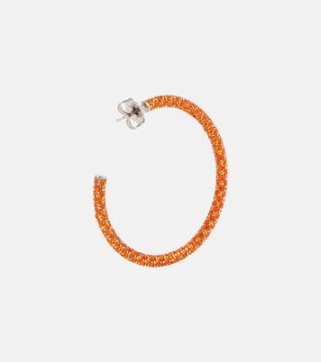 Ohrringe Cameron Large mit Kristallen | Amina Muaddi