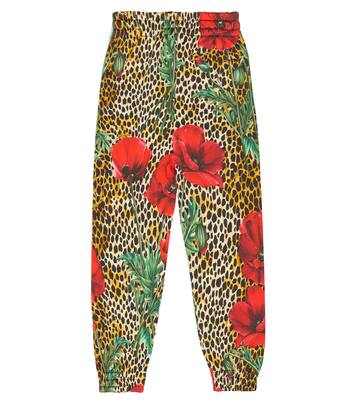 Printed cotton sweatpants | Dolce&Gabbana Kids