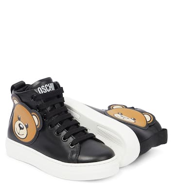 Leather sneakers | Moschino Kids