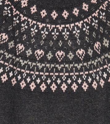 Jacquard virgin wool sweater | Tartine et Chocolat