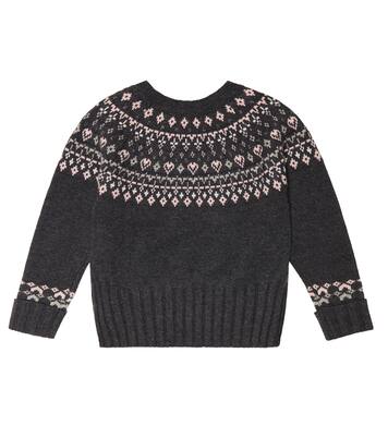 Jacquard virgin wool sweater | Tartine et Chocolat