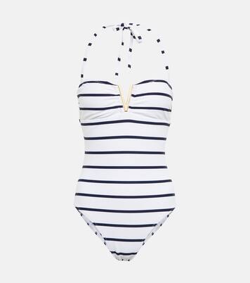 Maillot de bain Long Island rayé | Heidi Klein