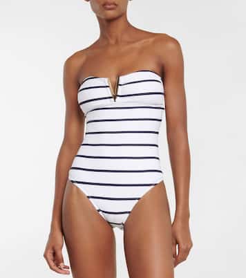 Maillot de bain Long Island rayé | Heidi Klein