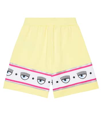 x Chiara Ferragni eye-motif sweatpants | Monnalisa