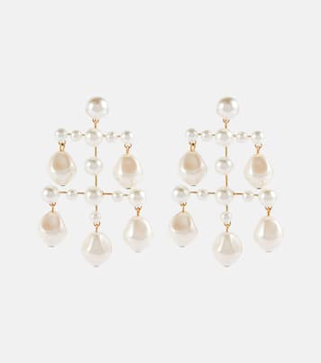 Orecchini Imogene con perle bijoux | Jennifer Behr