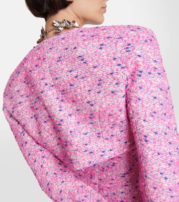 Verzierte Cropped-Jacke aus Bouclé | Area