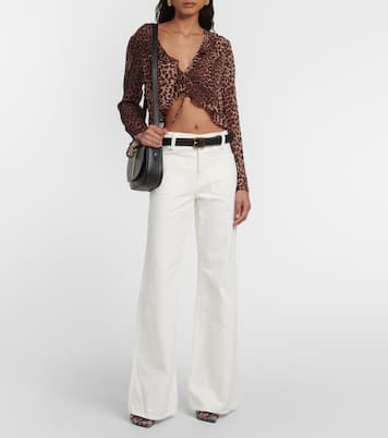 Bedruckte Bluse Neelu aus Crêpe | Rixo