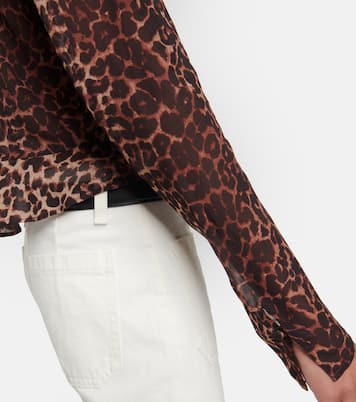 Bedruckte Bluse Neelu aus Crêpe | Rixo