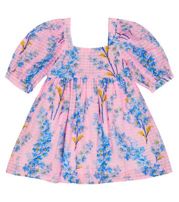 Suzy Delphinium printed cotton dress | Morley