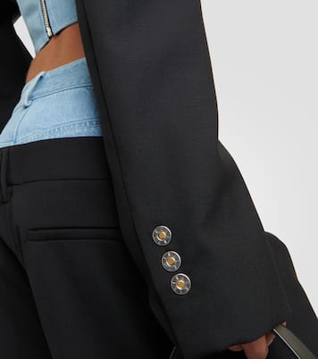 Blazer aus Wolle und Denim | Dion Lee