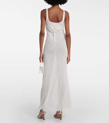 Robe Maille Oranger ribbed-knit maxi dress | Jacquemus