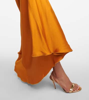 Robe aus Satin | Victoria Beckham