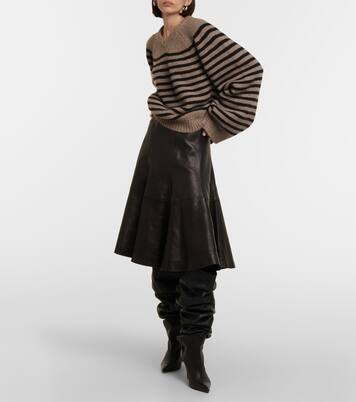 Midirock The Lennox aus Leder | Khaite