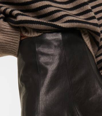 Midirock The Lennox aus Leder | Khaite