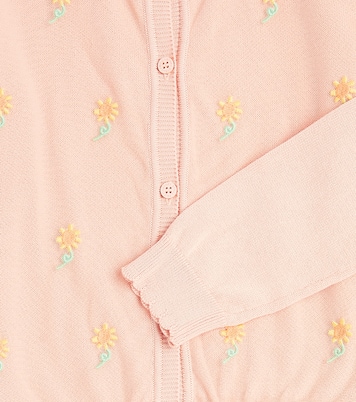 Cardigan en coton à fleurs | Stella McCartney Kids