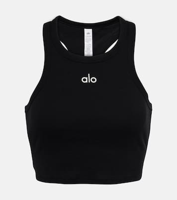 Tank top cropped Aspire de mezcla de algodón | Alo Yoga