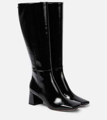 55 patent leather knee-high boots | Gianvito Rossi