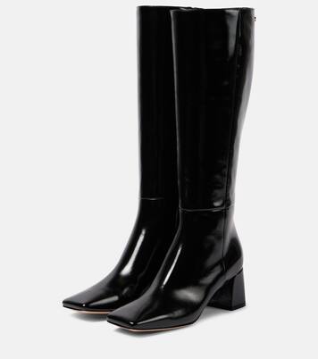 55 patent leather knee-high boots | Gianvito Rossi