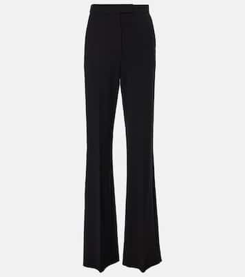 Norcia pleated jersey straight pants | Max Mara