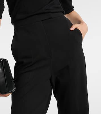 Norcia pleated jersey straight pants | Max Mara